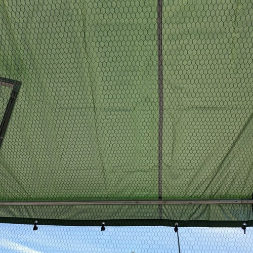 Parc à Poules - 6m² Ø38mm 2x3x2,25m - Acier Galvanisé avec bâche