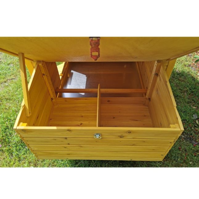 Poulailler Bassette XL toit shingle vert 6 à 8 poules