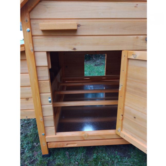 Poulailler Cémani XL toit bois 6 à 10 poules