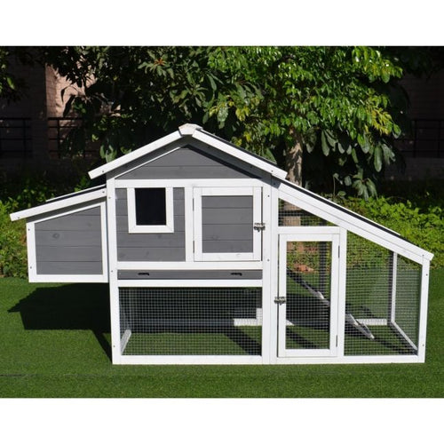 Poulailler Toit Plastique 2 à 4 poules toit plastique ondulé