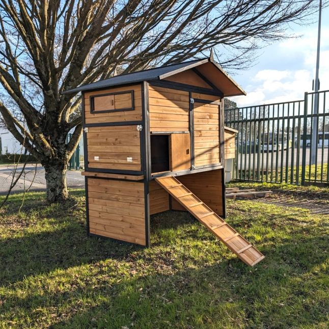 Poulailler Vorwerk toit shingle 10 à 12 poules